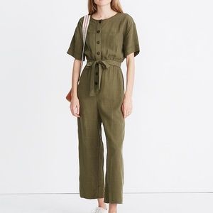 Madewell short sleeve jumpsuit